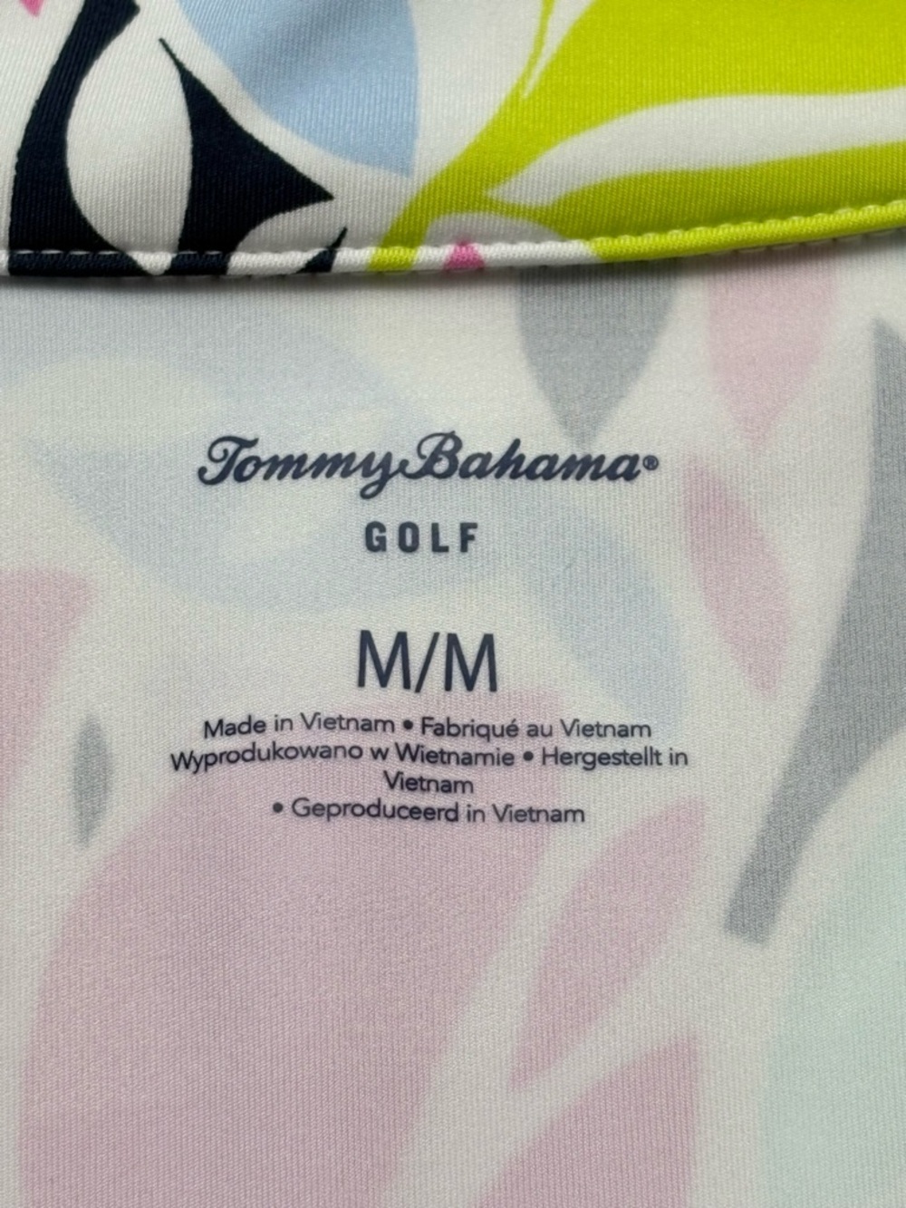 Tommy Bahama Golf Women's IslandZone 1/4 Zip Floral Leaf Performance Pullover M - Picture 8 of 9
